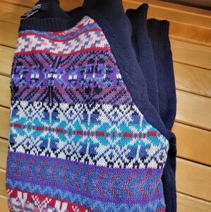 Chaps Colorful Patterned Women's Sweater